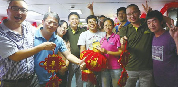中國大洋人春節堅守崗位 奮戰西南印度洋